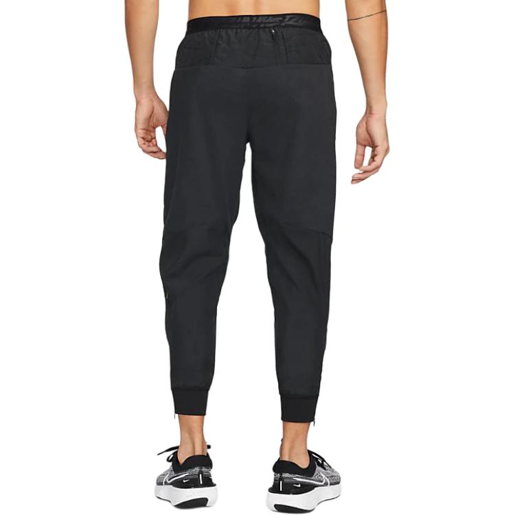 Nike Мужские вязаные спортивные штаны Черные с умеренной манжетой DD6767-045
