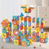 Цветное окно Шариковый трек Строительный блок Крупногабаритный строительный блок Горка Шариковый сборочный трек Детская игрушка