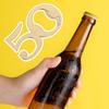 Ручная открывалка для бутылок Прочная и крепкая Креативное цифровое моделирование Новинка Удобно держать Уникальный сувенир Цинковый сплав
