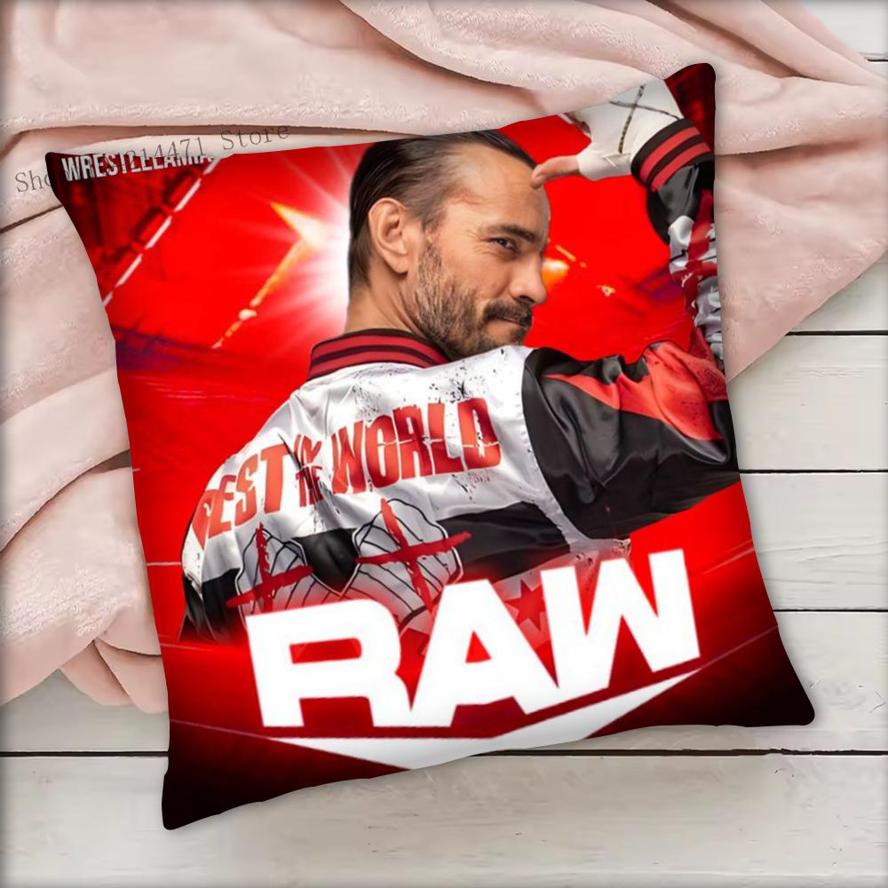 1 шт. Наволочка CM Punk WWE Квадратная Спальня Диван Досуг Комфортная Подушка Автомобиль Гостиная Украшение Дома