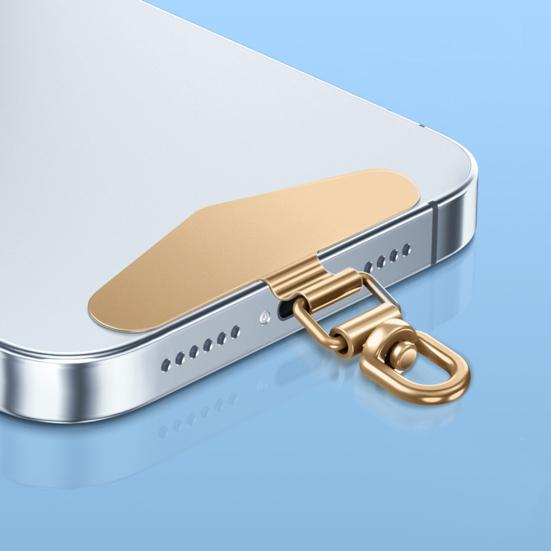 Накладка на телефон из нержавеющей стали, прочный зажим, накладки на привязь для телефона
