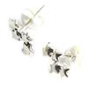 Les Trésors De Lily [N2935] - Silver 'Stars' Earrings