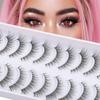 Japanese Natural Look Fake Eyelashes Natural False Eyelashes Fairy Lashes Manga Lashes Wispy Lashes