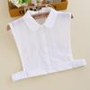 Cotton Fake Collar Women'S Shirt Versatile Decorative Fake Collar Wooden Ear Edge Fake Collar White Shirt Fake Collar Women B261