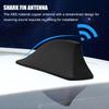 Car Shark Fin Antenna Cover, Top Roof Aerial Base AM/FM Radio Signal Base with Adhesive Tape, Fashionable Automotive Top Decoration Replacement,