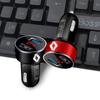 Автомобильное зарядное устройство 2 USB порта Быстрая зарядка Цифровой дисплей Автомобильные аксессуары Для Renault Dacia CLIO MK3 3 III MEGANE MK2 SCENIC MK2 5