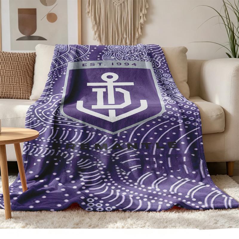 Fremantle Soft and comfortable flannel Suitable for sofas living rooms outdoor camping travel and also makes a great anniversary gif