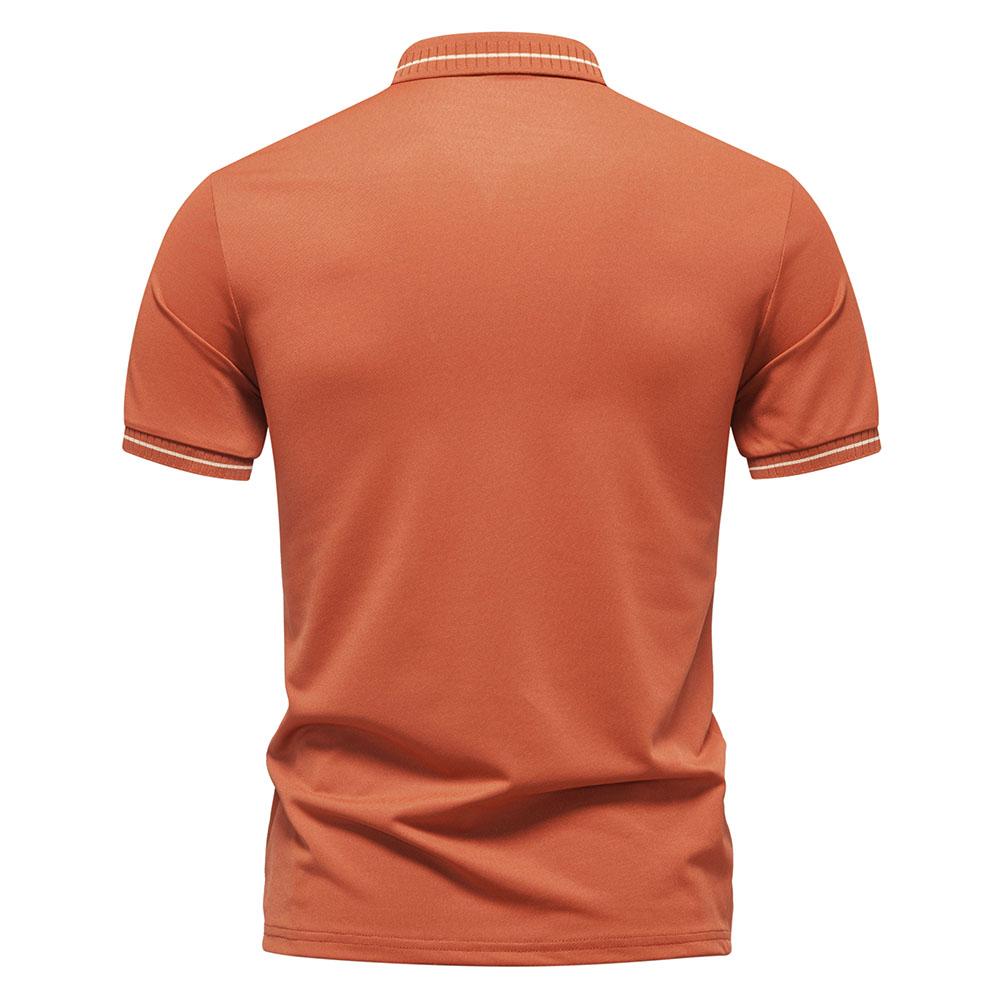 CARTELO Летняя новая спортивная повседневная футболка с вышитыми лацканами 2025 года, влагоотводящая и потоотводящая рубашка-поло