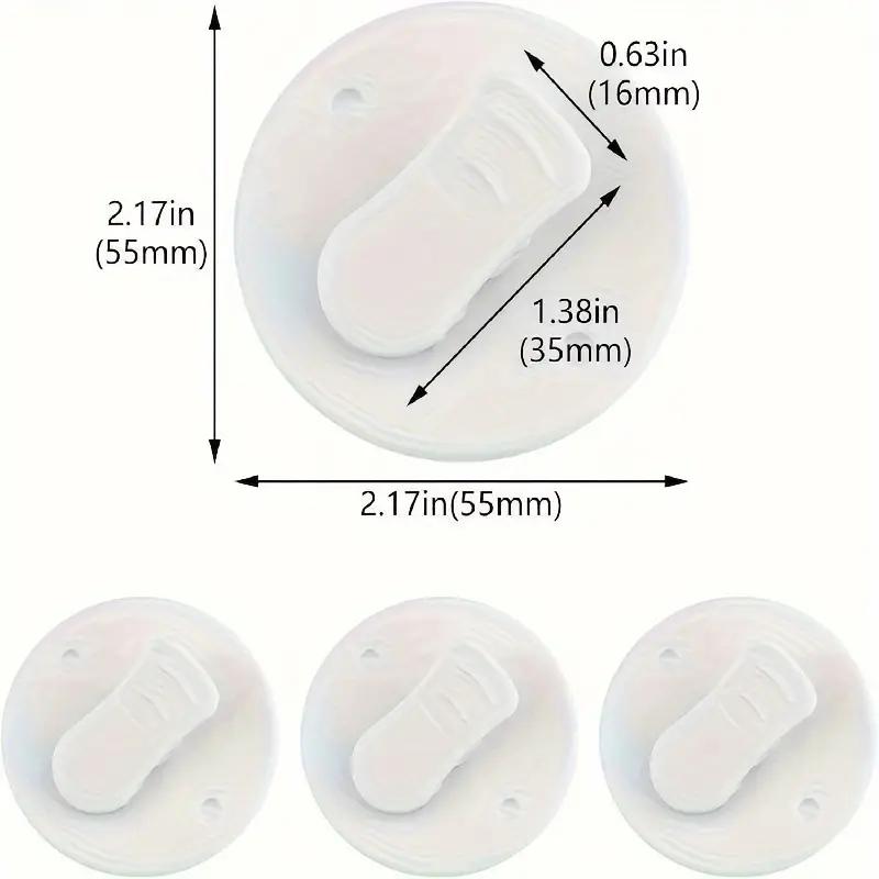 1/2шт зажимы для душевой занавески ветрозащитный самоклеящийся зажим для душевой занавески пряжка для туалетной занавески кольца для штор держатель зажима аксессуары для ванной комнаты