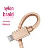 3M нейлоновый оплетенный кабель Micro USB для зарядки мобильных телефонов Huawei Xiaomi Vivo