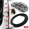 Car Door Edge Seal Strip Card Slot B Pillar Rubber Weatherstrip Waterproof Soundproof Auto Sealant Strip Anti-Scratch Protector