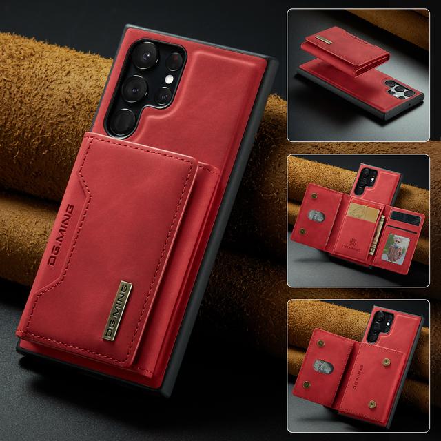 Кожаный магнитный кошелек Folio, съемный чехол с карманом для карт для Samsung S22 Ultra S21 S20 A52 A13 A33 A53 A73 A22 A32 A21s, чехол