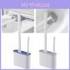 Brushes Toilet Silicone With Brush Holder Wall Mounted Cleaning Bathroom Tool