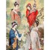 Full Round Diamond Painting Chinese Ancient Woman Portrait Diamond Embroidery Cross Stitch