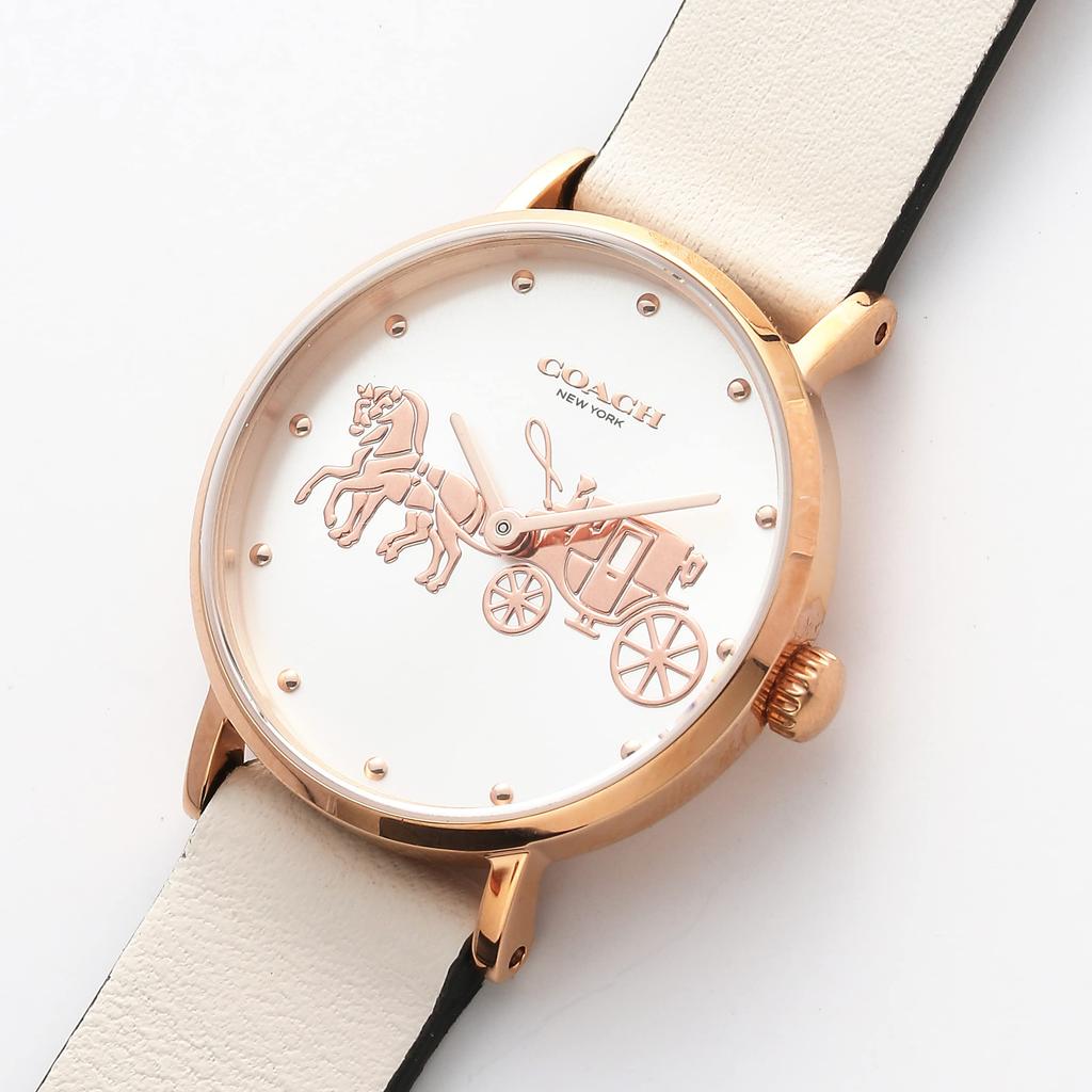 Часы PERRY 14503796 [Coach] женские Off-White [Товар]