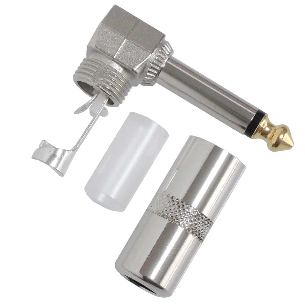 KAUMO монофонический телефонный разъем самодельный монофонический телефонный разъем L-типа (2 куска)