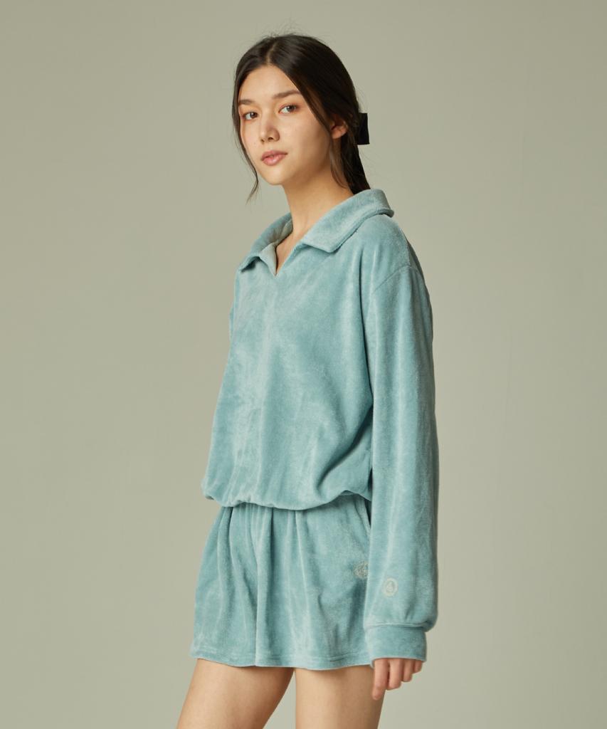 AGENT PEEK Agp Terry Polo Shirt (W) Mint