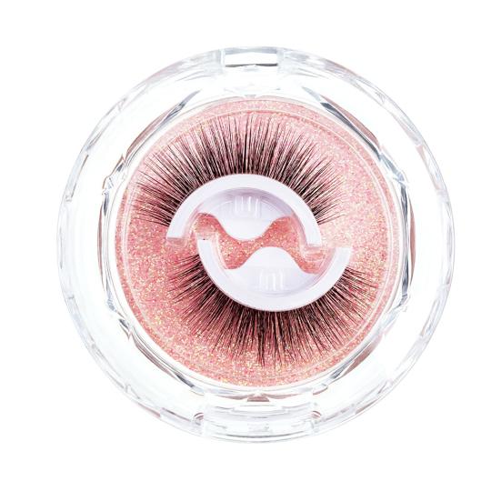 1 пара самоклеящихся накладных ресниц многоразового использования, естественный вид, тонкие, пушистые, синтетические накладные ресницы ручной работы, полоски, женские инструменты для макияжа глаз