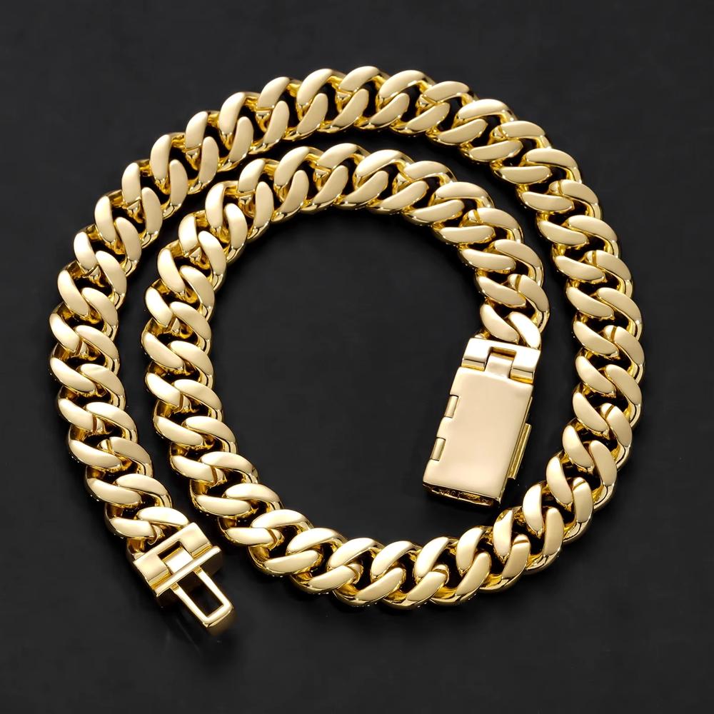 Fizz Bubble Cuban Bracelet 16mm Full Set Zircon Men Hip Hop Jewelry Trendy in Stock