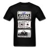 Мужская футболка K7 Punk Mix Tees Хип-хоп футболка Cassette 3D Tops Черная футболка 100% хлопок Модная уличная одежда Лето Оптовая продажа