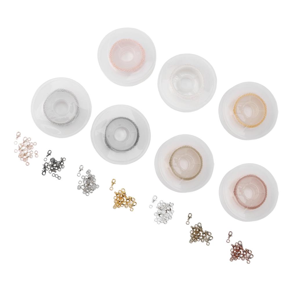 Jewelry Making Chain 69 Feet Stainless Steel 7 Colors Gold Silver Copper Plated Bulk Chains for