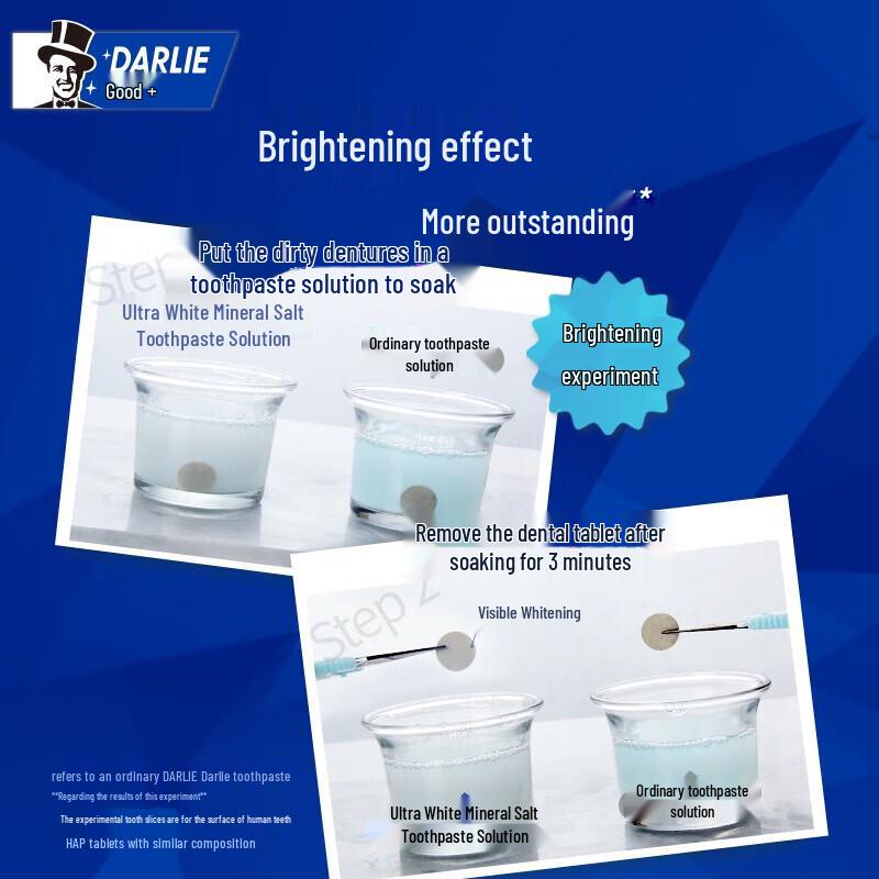 Darlie Super White Mineral Salt Toothpaste with Toothbrushes Set