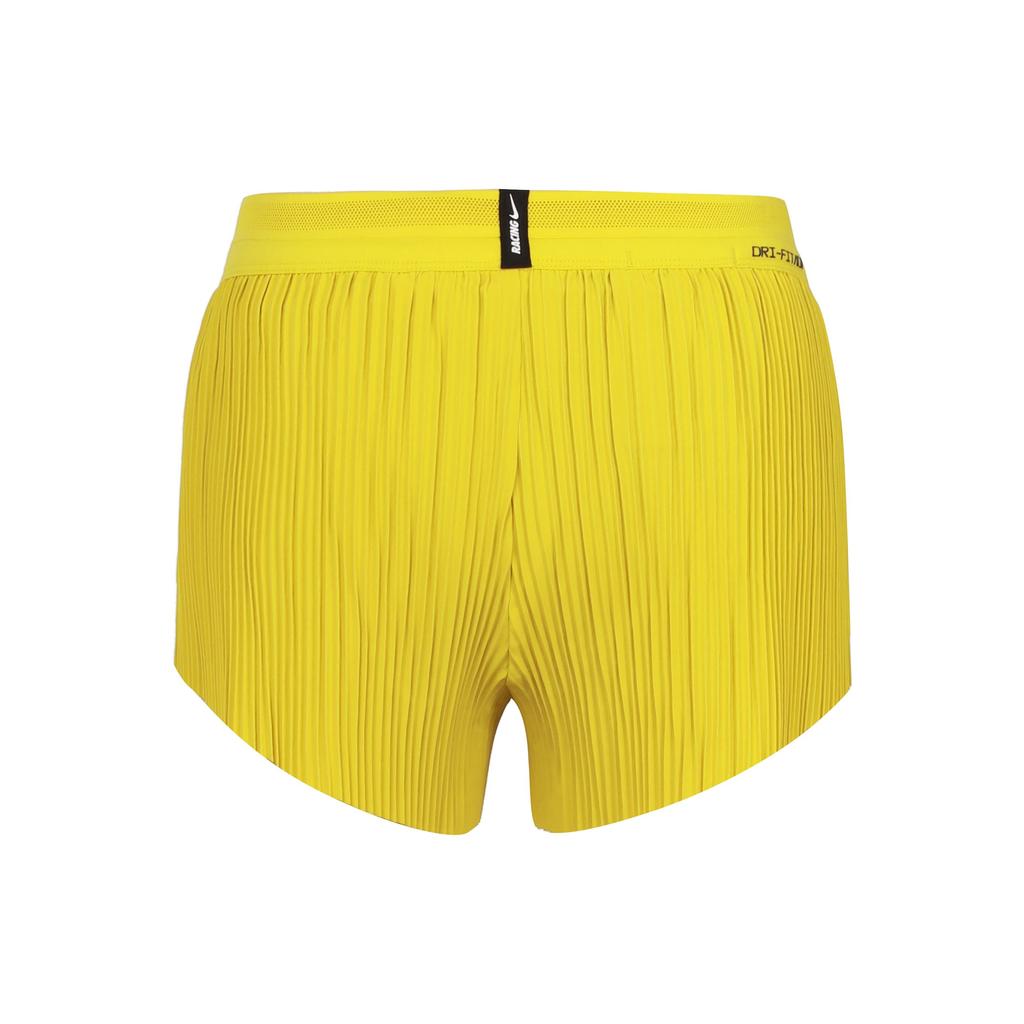 Nike Dri-FIT ADV Логотип с принтом и боковыми разрезами для фитнеса, повседневные дышащие спортивные шорты средней посадки, женские шорты желтого цвета CZ9399-733