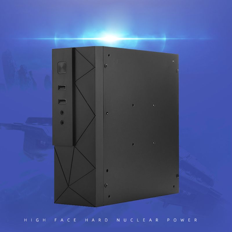 Маленький хост-корпус -ITX для корпуса домашнего кинотеатра, настольного компьютера, корпус JX01 HTPC для корпуса с 2 US