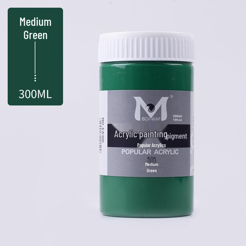 Meibang Special White Metallic Acrylic Paint for DIY Plaster Doll and Wall Painting