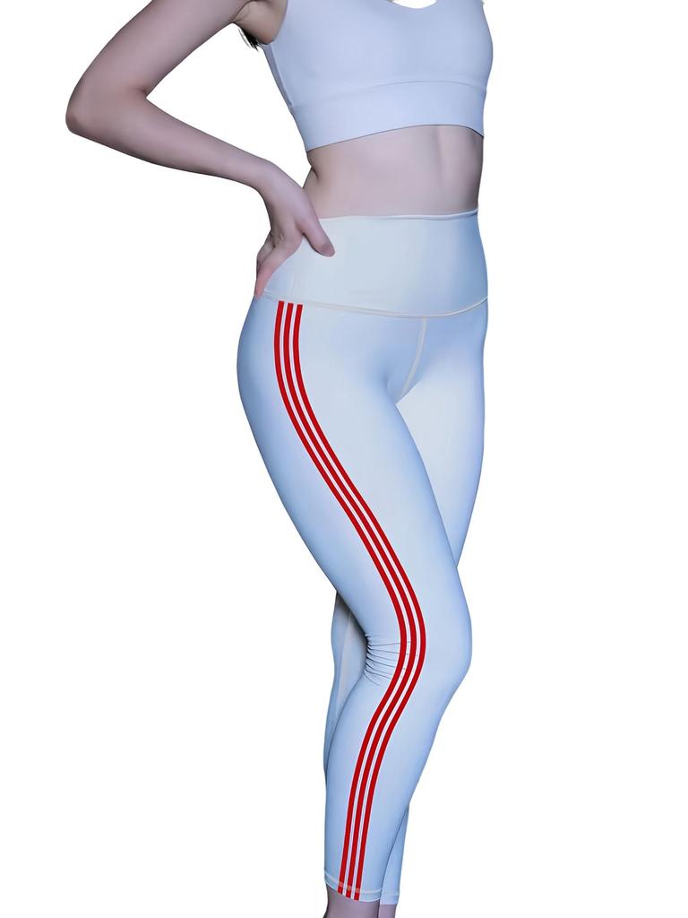 Женские однотонные брюки с высокой талией для йоги и фитнеса