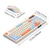 98 Key Layout RAIKU T98 Keyboard RGB Lighting Wired Keyboard New Keyboard Mouse Set  Game