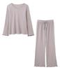 Peach John Organic Cotton Loungewear for Sizes Soft To the Comfortable To and Relaxing Pajamas, Women, Fall/Winter, Gray, S/M, 100% Cotton, Touch,