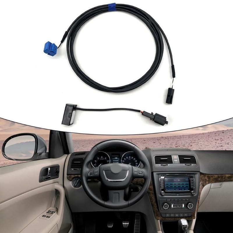 3BD035711 for Radio Vehicle Bluetooth-compatible Microphone Module with Harness Cable Adapter Replacement Parts