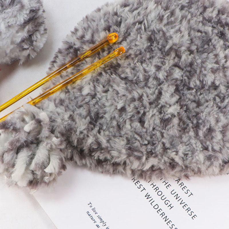 50g/Roll Imitation Mink Fur Yarn Chunky Plush Fluffy Faux Fur Yarn Threads for Hand Knitting Crochet Cord DIY Sweater Scarf Hat