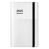 KOKUYO Jibun Notebook Mini First Kit Notebook 2025 Monthly Weekly B6 Slim White Начинается в ноябре 2024 Ni-JFM1W-25