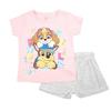 Paw Patrol Girls Light Pink T-shirt and Shorts Set - - Pink