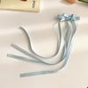 Solid Ribbon Bobby Pin Satin Spring Barrettes Simple Braiding Hair Tool  Women Girls