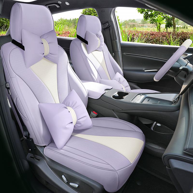 Всесезонные кожаные чехлы и подушки для сидений BYD Sea Lion 06 EV/DMi – Полное покрытие