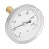 63mm Dial Thermometer Barbecue Pointer Type Thermometer 0‑120 Degrees C Bimetallic Temperature Gauge for