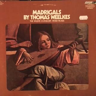 Виниловая пластинка WILBYE CONSORT PETER PEARS Мадригалы Томаса Уила STS15165 LONDON 1973 США Классическая Б/у
