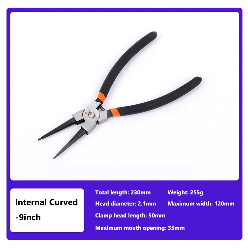 Hand Tool Snap Ring Pliers High Carbon Steel Snap Rings Puller Fishing Tool