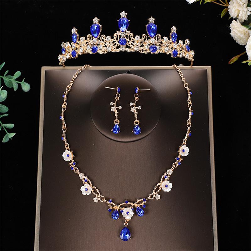 Children's Princess Birthday Crown Set: Includes Crown, Headband, Necklace & Earrings
