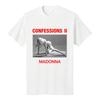 Graphic Merch Madonnaa CONFESSIONS II T-shirt Short Sleeve Loose Cotton Tshirts Fashion Singer Design Printing Tees Women