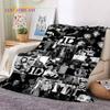 2025 Rock-One Direction Combinatio 1D Star Soft Blanket, Soft Throw Blanket для дома, спальни, кровати, дивана, пикника, дорожного чехла, подарка