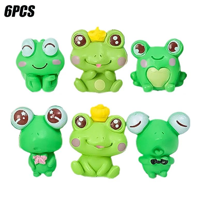 Продажа модных украшений в виде лягушек, украшения в виде маленьких лягушек для приборной панели автомобиля, универсальные украшения для поделок своими руками, декор для сада