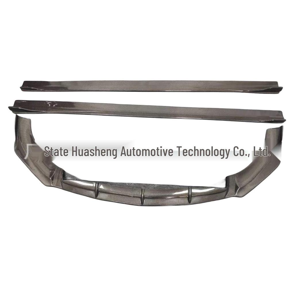 Compatible Mercedes-Benz CLA Carbon Fiber Front Lip & Side Skirts with Rear Wing Air Vents