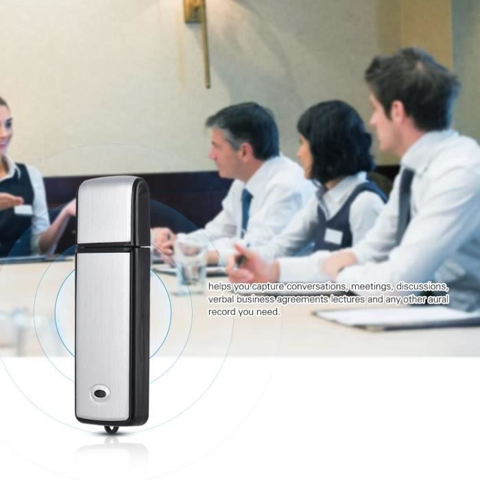 8 ГБ Диктофон Цифровой Регистратор USB-флешка Регистратор-ШпионДиктофон Голосовой Регистратор Флеш-накопитель Цифровой18 часов записи