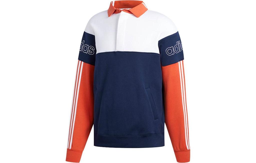 adidas Свитшот Originals Унисекс Белый Оранжевый Королевский Синий DV3146