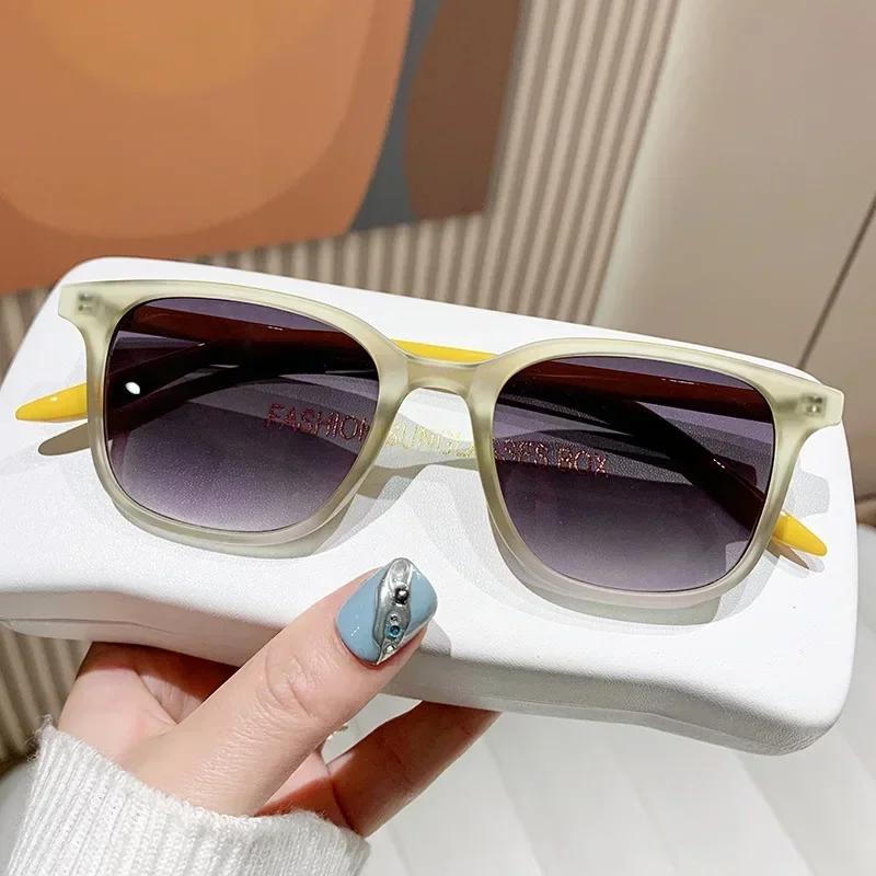 Fashion Myopia Sunglasses Square Style Male Sunglasses Female Driver'S Ultraviolet Sun Glasses Diopter Finished Myopia Goggles