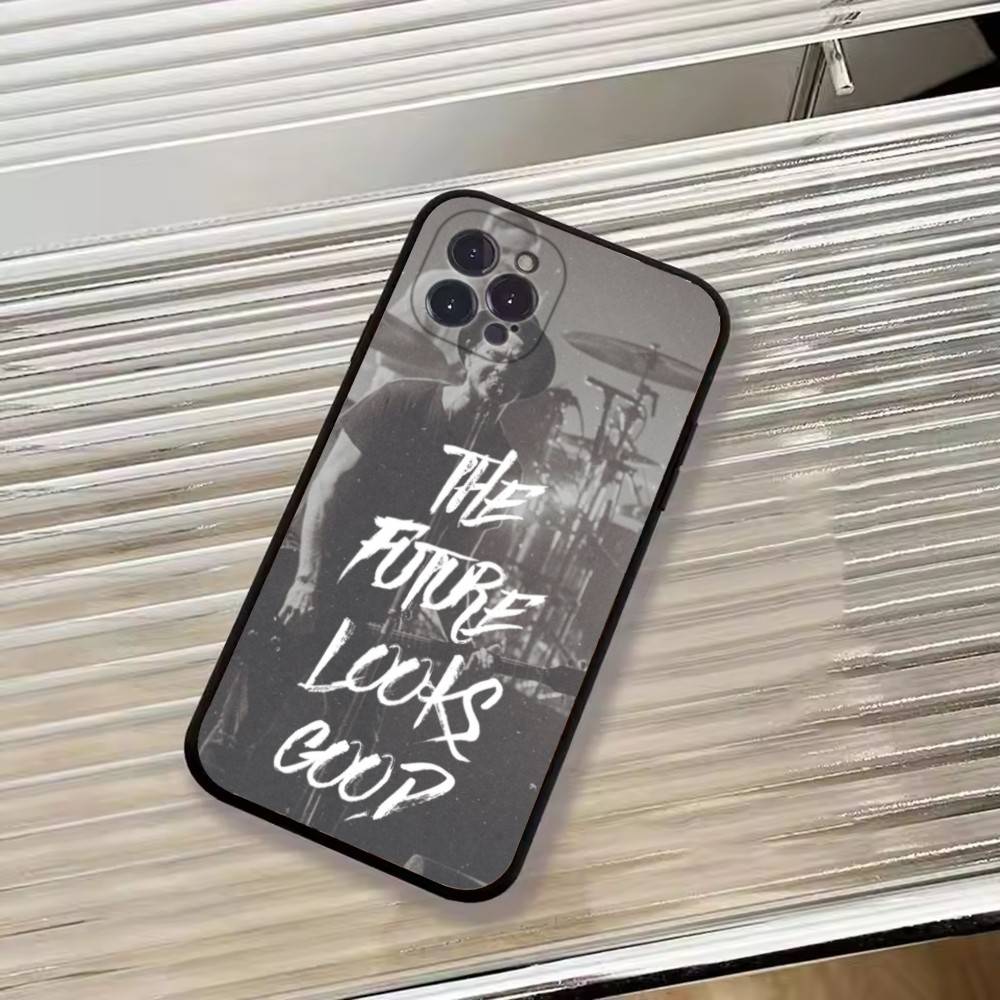 Чехол для телефона Rock B-Band OneRepublic для iPhone 17, 16, 15, 14, 13, 12, 11 Plus, Pro Max, Другие Мягкий черный чехол